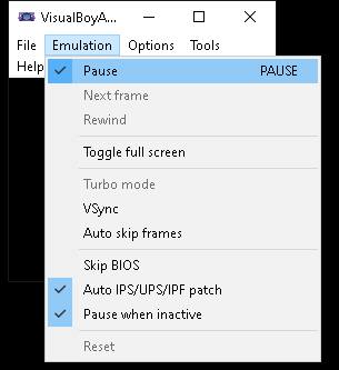 vba emulator shortcuts mac window mode